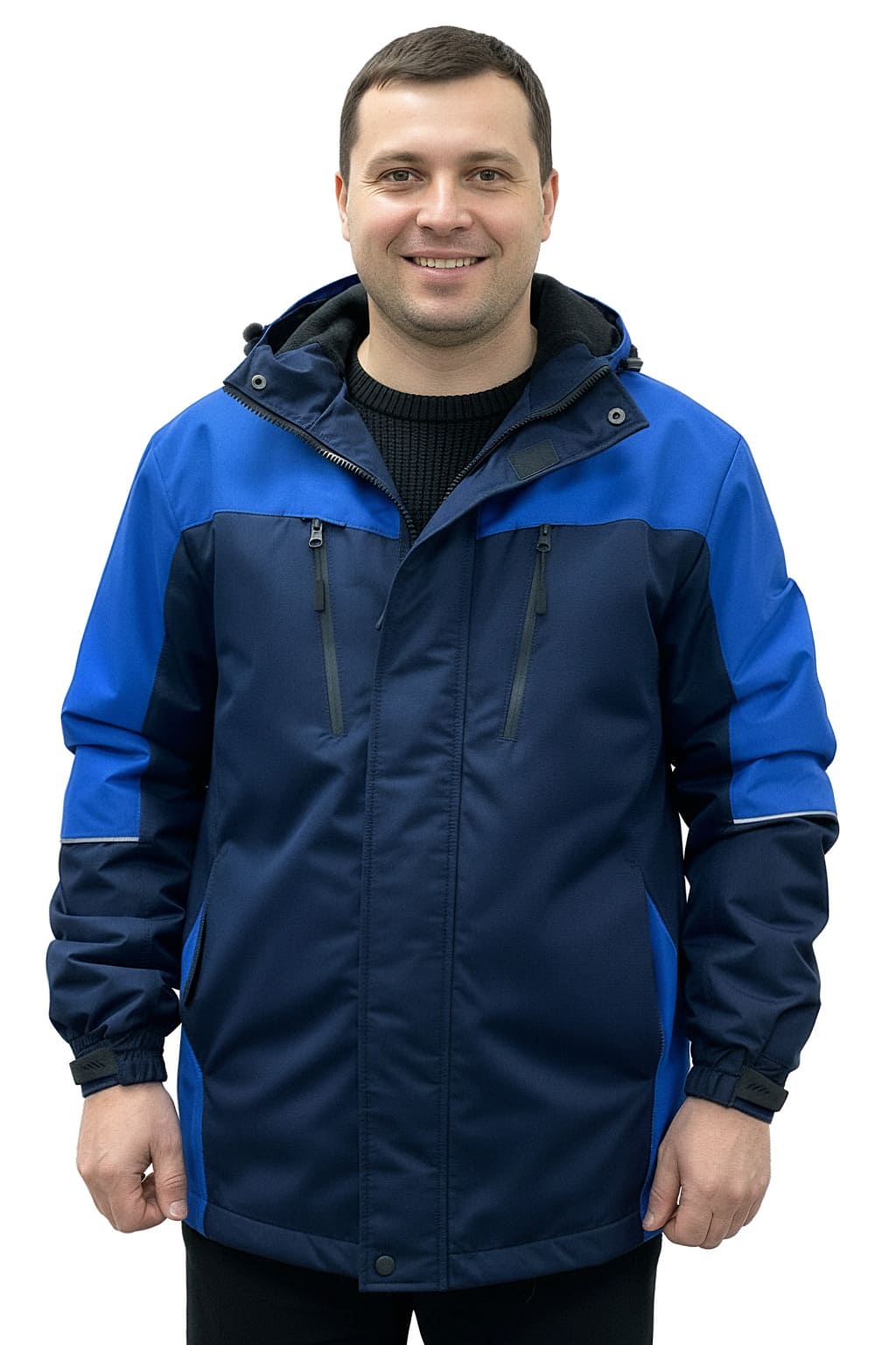 Куртка мужская "Флагман" демисезонная, синяя