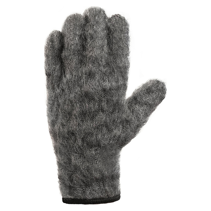 Перчатки шерстяные  арт.55НН двойные с начесом (шерсть 70%, акрил 30%)