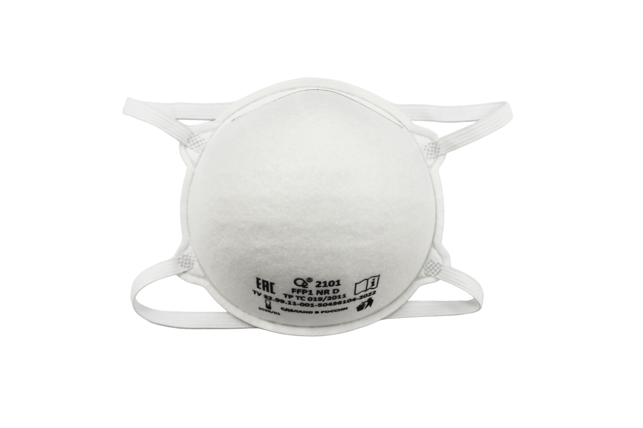 Респиратор-полумаска чашеобразный О2 2101 — FFP1 NR D