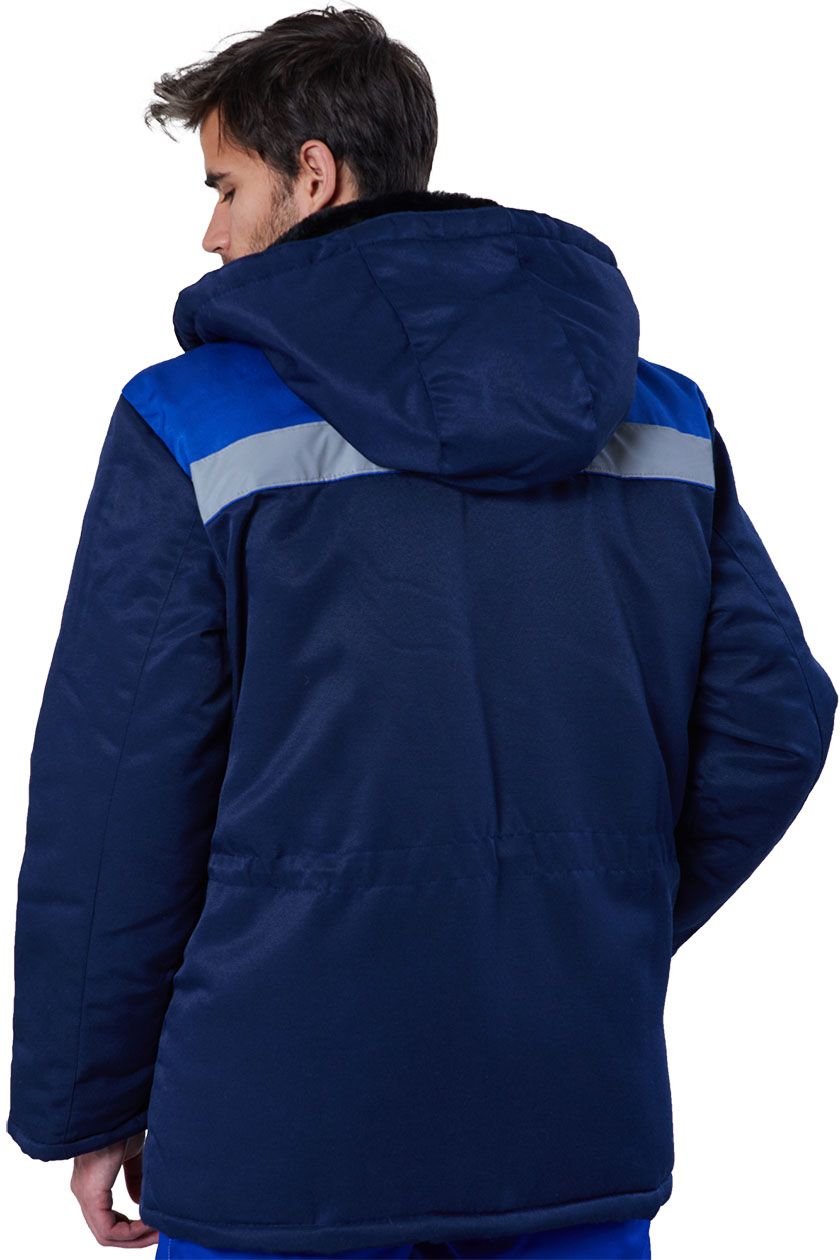 Куртка мужская утепленная "Бригадир" с капюшоном