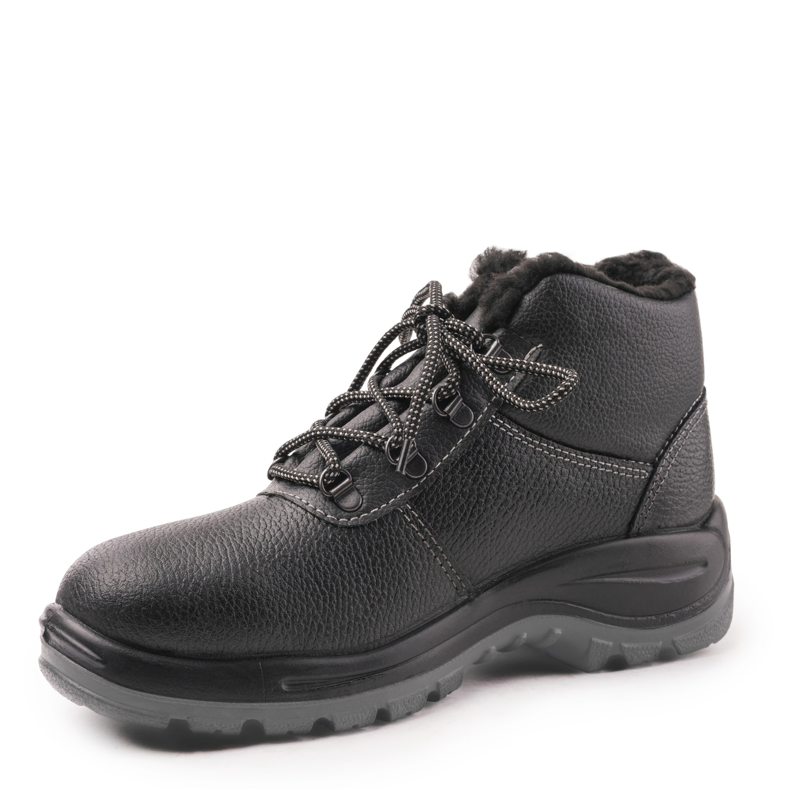 Ботинки  кожаные мод.307 на ПУ/ТПУ подошве,утепленные с М/П