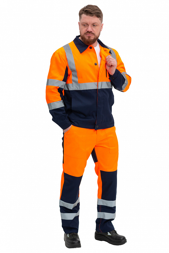 Костюм мужской сигнальный К49Б1