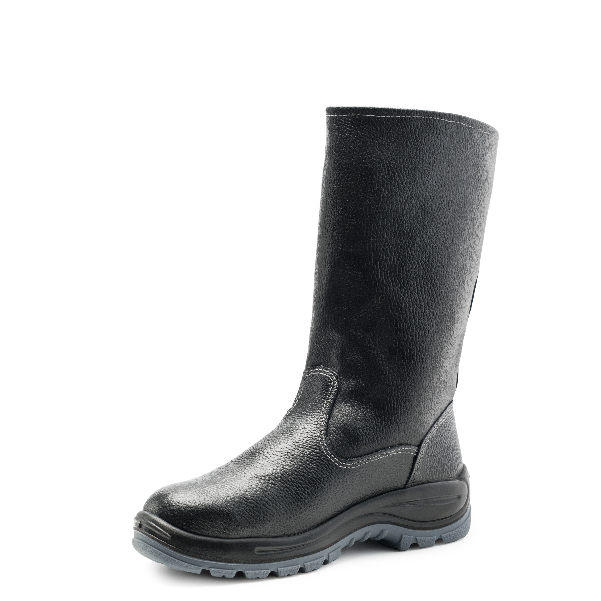 Сапоги комбинированные мод.203-1 на ПУ/ТПУ  подошве с рег.голенищем, утепленные с М/П