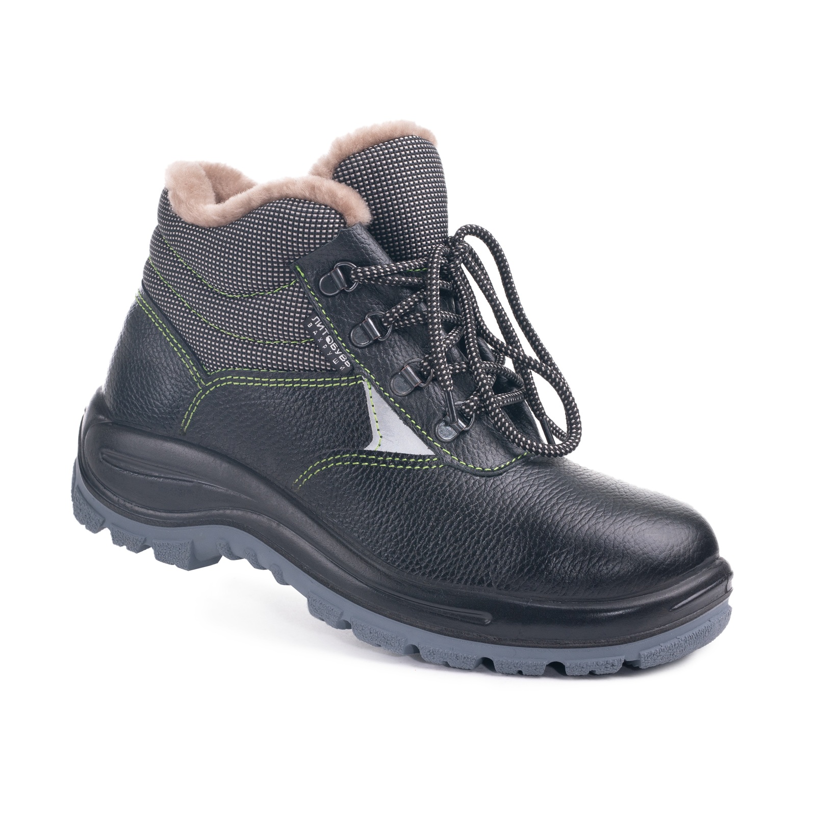 Ботинки  кожаные мод.327 на ПУ/ТПУ подошве,утепленные с К/П