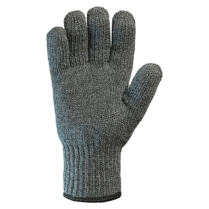 Перчатки шерстяные  арт.55НН двойные с начесом (шерсть 70%, акрил 30%)