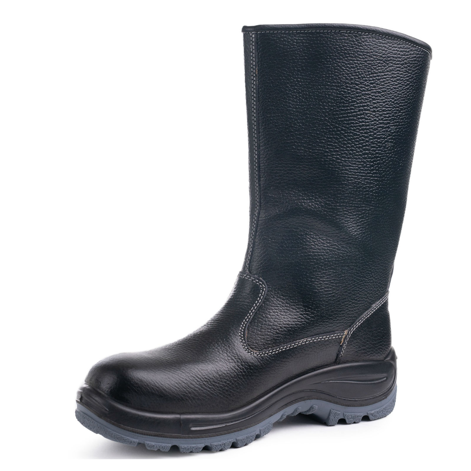 Сапоги кожаные мод.217 на ПУ/ТПУ  подошве с рег.голенищем, утепленные с К/П