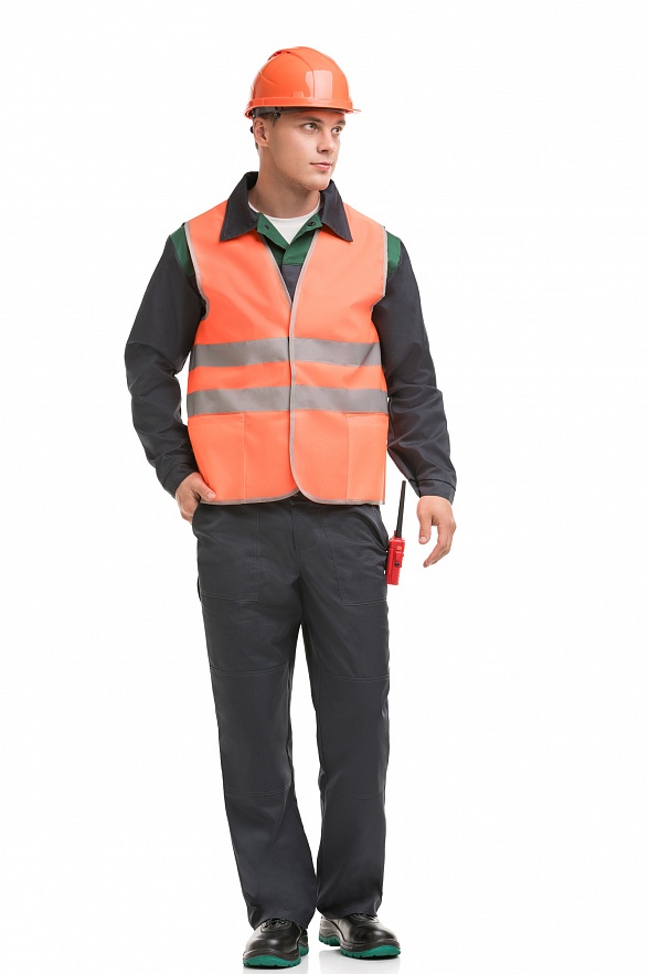 Жилет сигнальный тип 1 с карманами