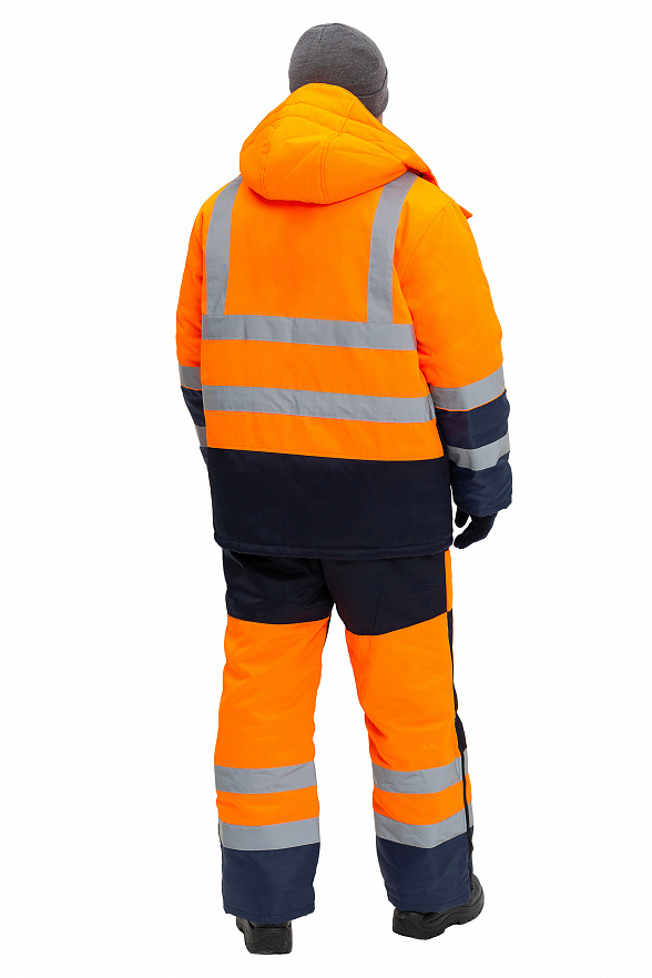 Костюм мужской утепленный сигнальный