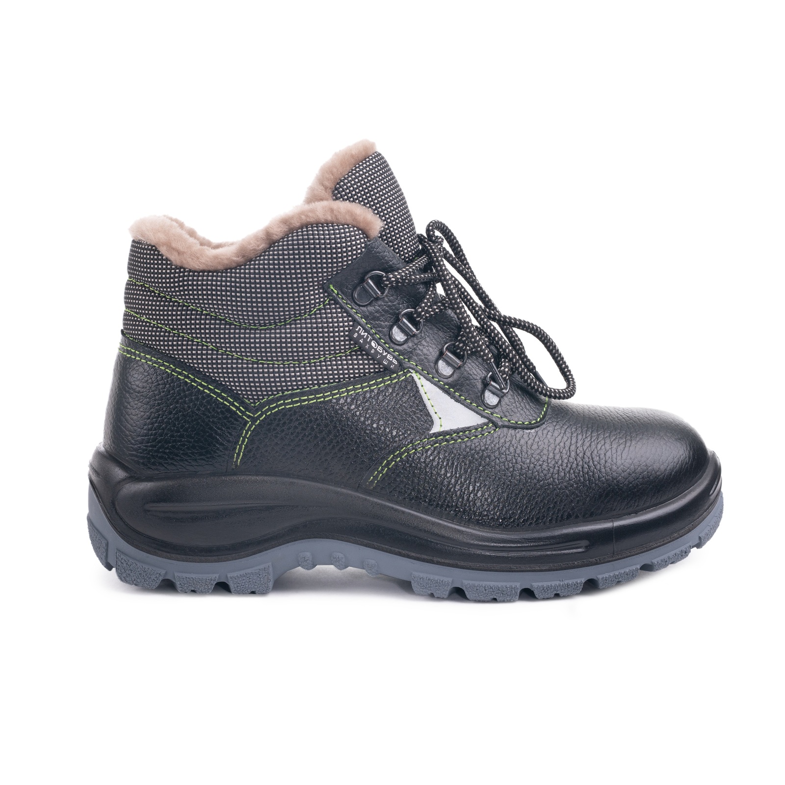 Ботинки  кожаные мод.327 на ПУ/ТПУ подошве,утепленные с К/П