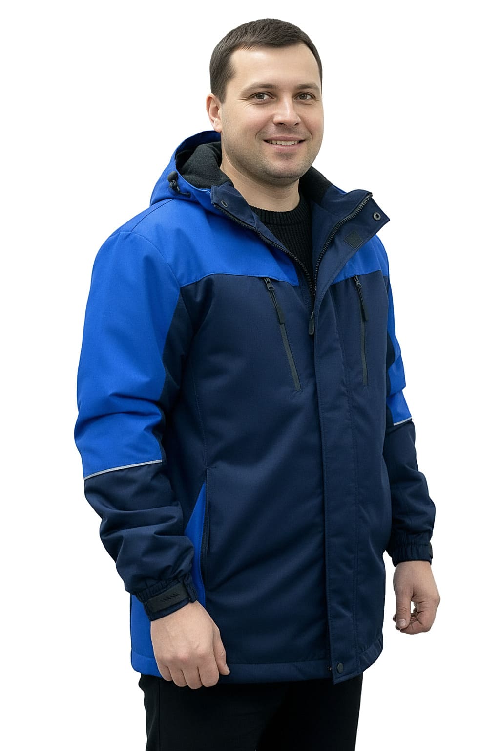 Куртка мужская "Флагман" демисезонная, синяя