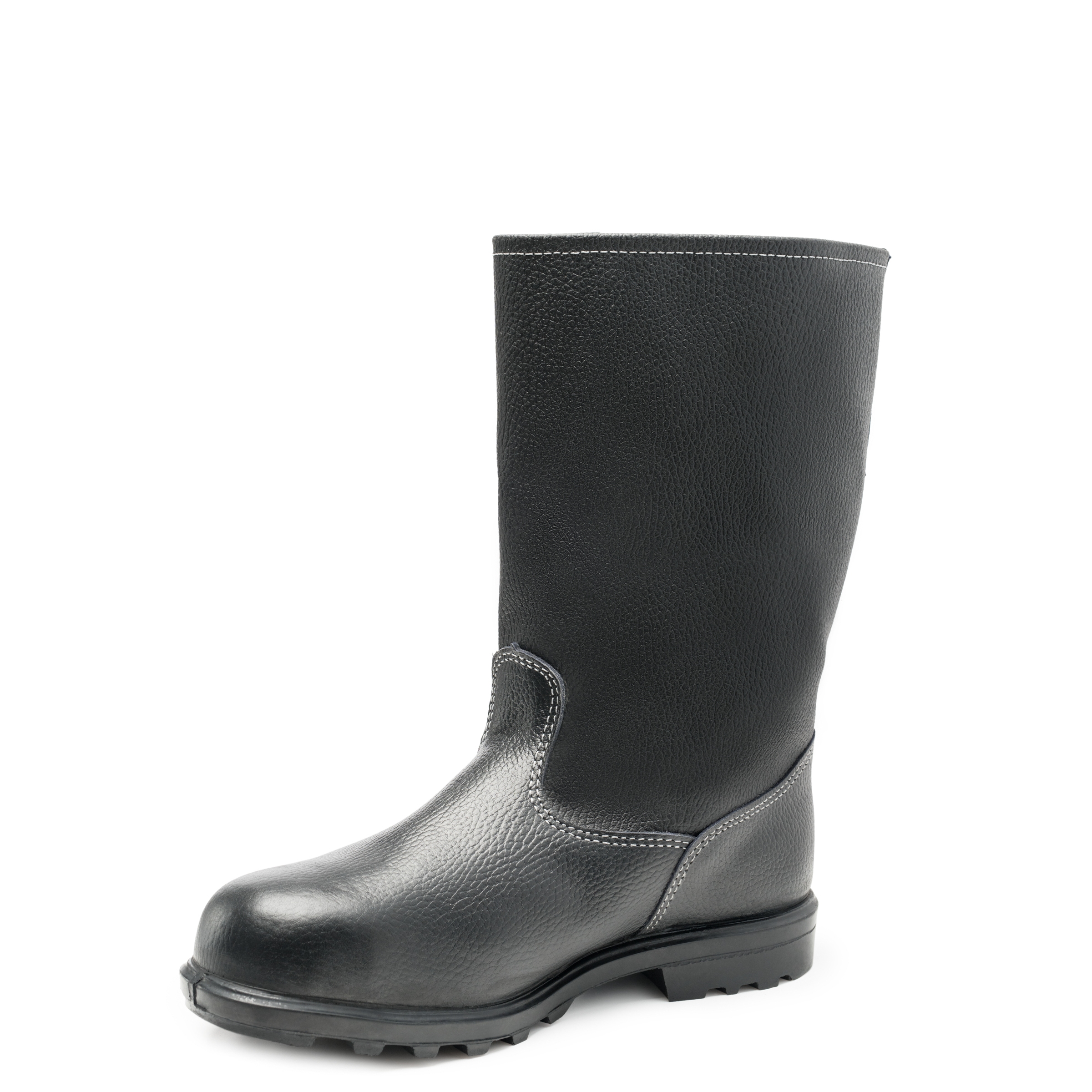 Сапоги кожаные мод.145-1 на подошве из нитрила с рег.голенищем с М/П