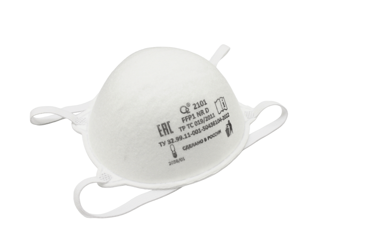Респиратор-полумаска чашеобразный О2 2101 — FFP1 NR D