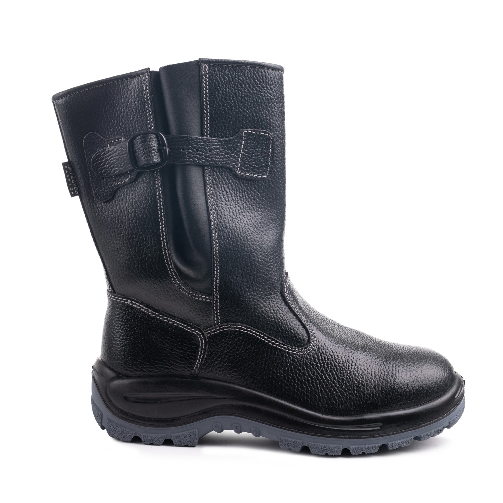 Сапоги кожаные мод.203 на ПУ/ТПУ подошве с рег.голенищем, с К/П