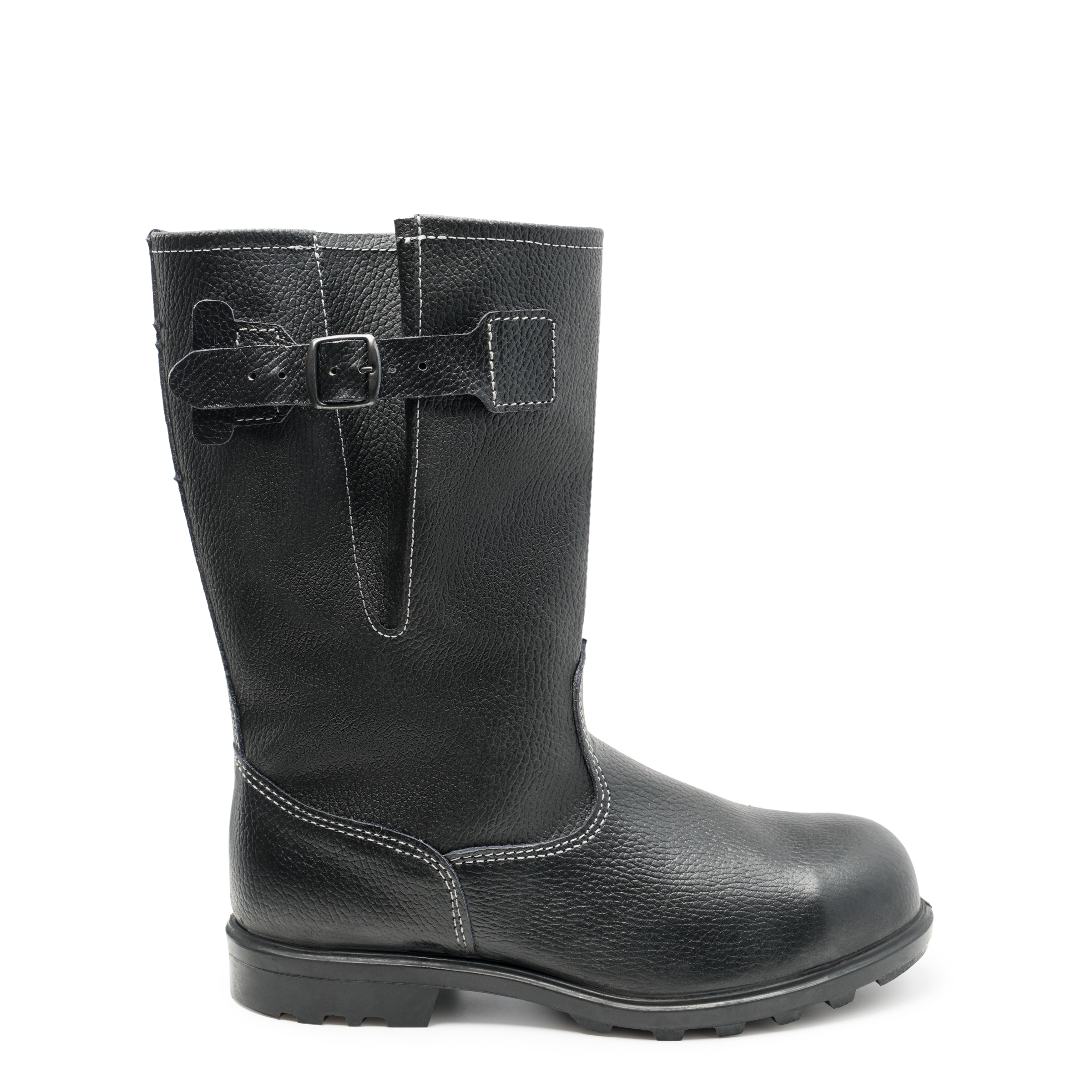 Сапоги кожаные мод.145-1 на подошве из нитрила с рег.голенищем с М/П