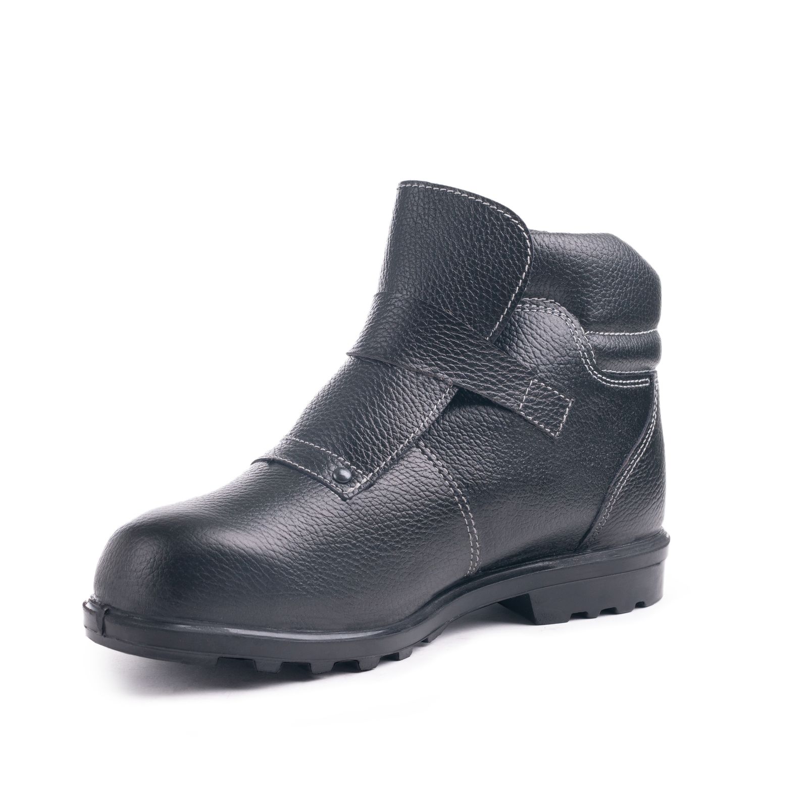 Ботинки  кожаные мод.52 ГВ Сварщик на подошве из нитрила с М/П